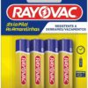 PILHA RAYOVAC PEQUENA AA COM 4