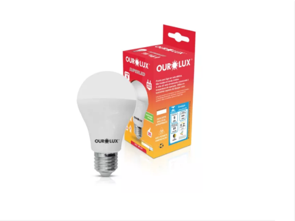 LAMP LED BULBO OUROLUX 09W 6.5K INM
